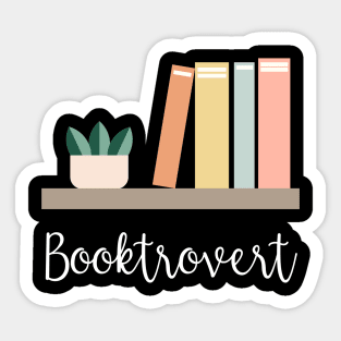 Booktrovert Sticker